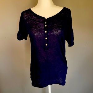 J. Crew linen Henley